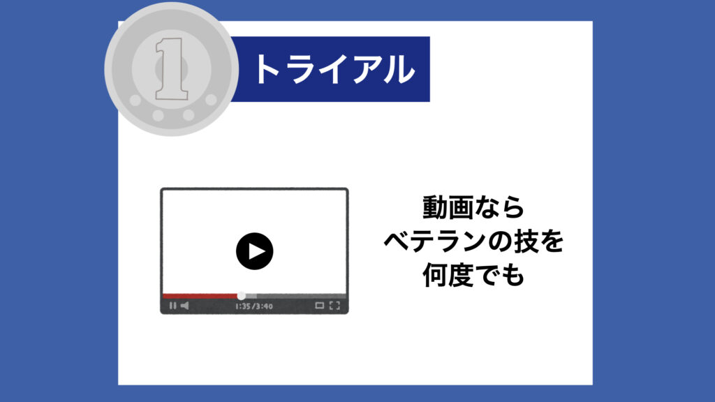 【１トラ】動画なら、ベテランの技を何度でも